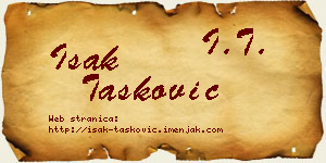 Isak Tasković vizit kartica